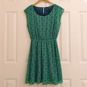 Gap Factory Cap Sleeve Hearts Dress EUC
